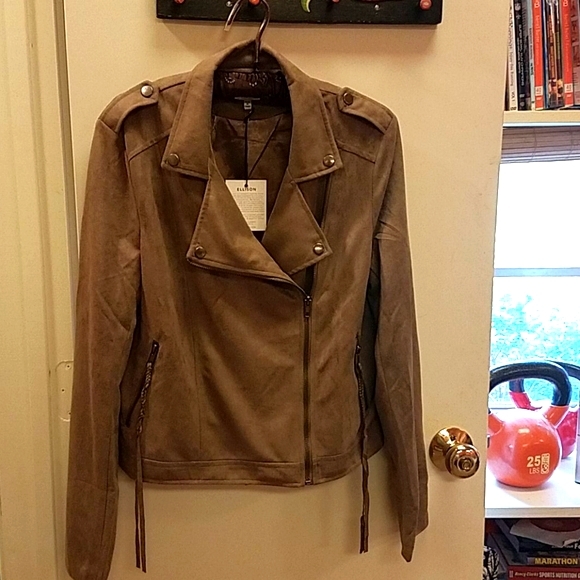 Ellison Womens Apparel MOTO JACKET NWT ❤️ - Picture 3 of 8